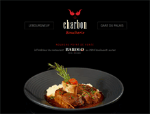 Tablet Screenshot of charbonboucherie.com